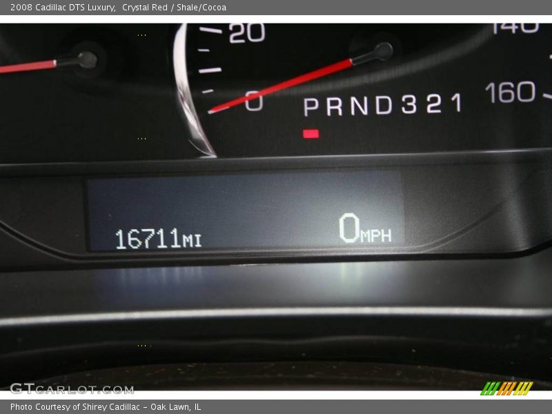 Crystal Red / Shale/Cocoa 2008 Cadillac DTS Luxury