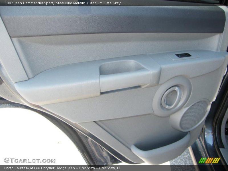 Steel Blue Metallic / Medium Slate Gray 2007 Jeep Commander Sport