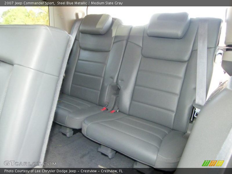 Steel Blue Metallic / Medium Slate Gray 2007 Jeep Commander Sport