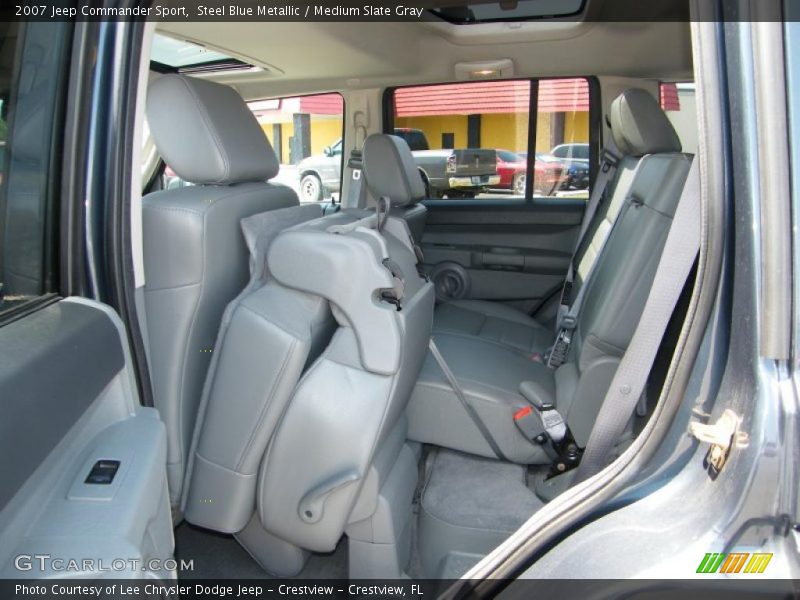 Steel Blue Metallic / Medium Slate Gray 2007 Jeep Commander Sport