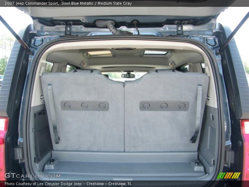 Steel Blue Metallic / Medium Slate Gray 2007 Jeep Commander Sport