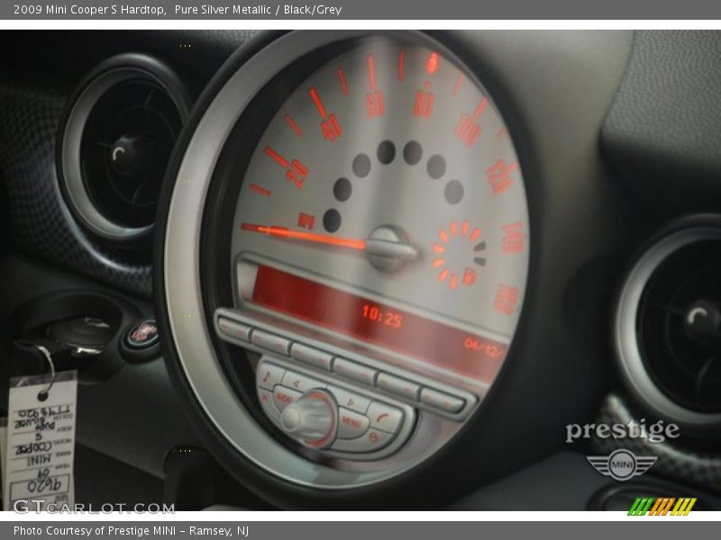 Pure Silver Metallic / Black/Grey 2009 Mini Cooper S Hardtop