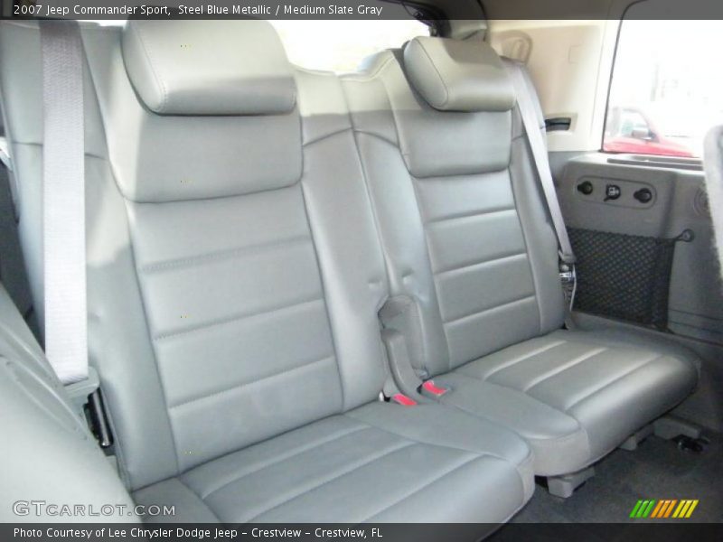Steel Blue Metallic / Medium Slate Gray 2007 Jeep Commander Sport