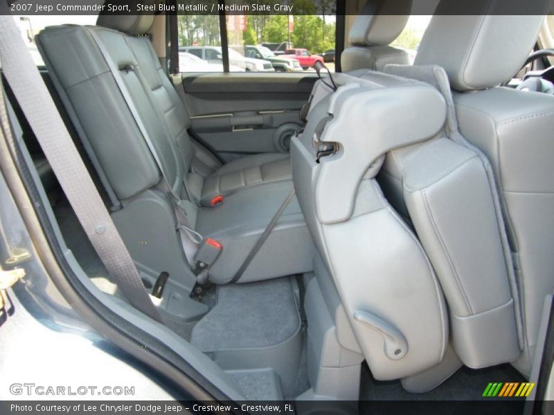 Steel Blue Metallic / Medium Slate Gray 2007 Jeep Commander Sport