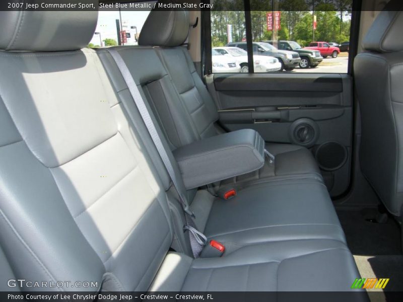 Steel Blue Metallic / Medium Slate Gray 2007 Jeep Commander Sport