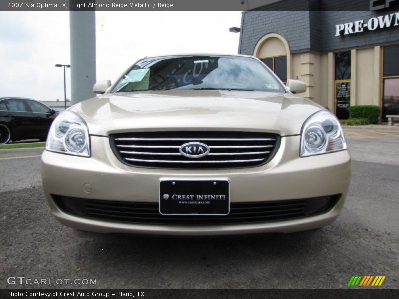 Light Almond Beige Metallic / Beige 2007 Kia Optima LX