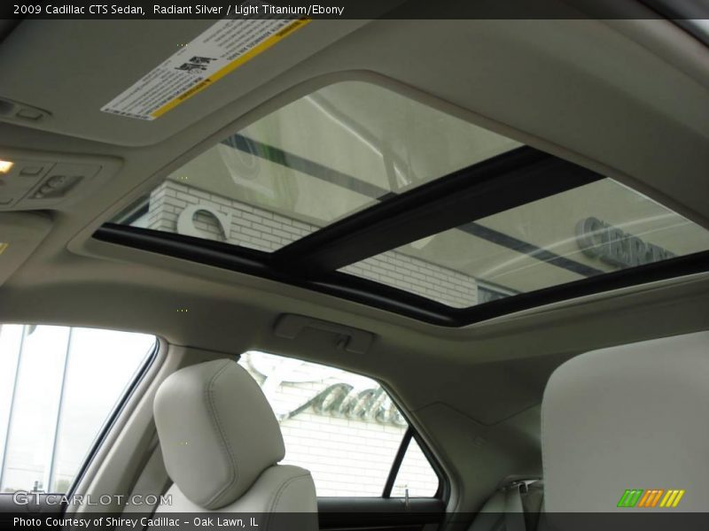 Radiant Silver / Light Titanium/Ebony 2009 Cadillac CTS Sedan
