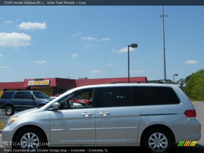 Silver Pearl Metallic / Gray 2008 Honda Odyssey EX-L