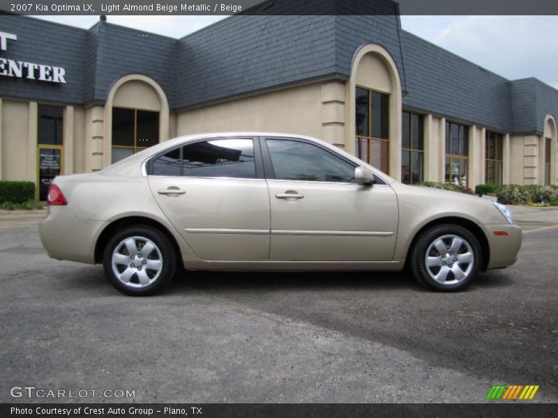Light Almond Beige Metallic / Beige 2007 Kia Optima LX