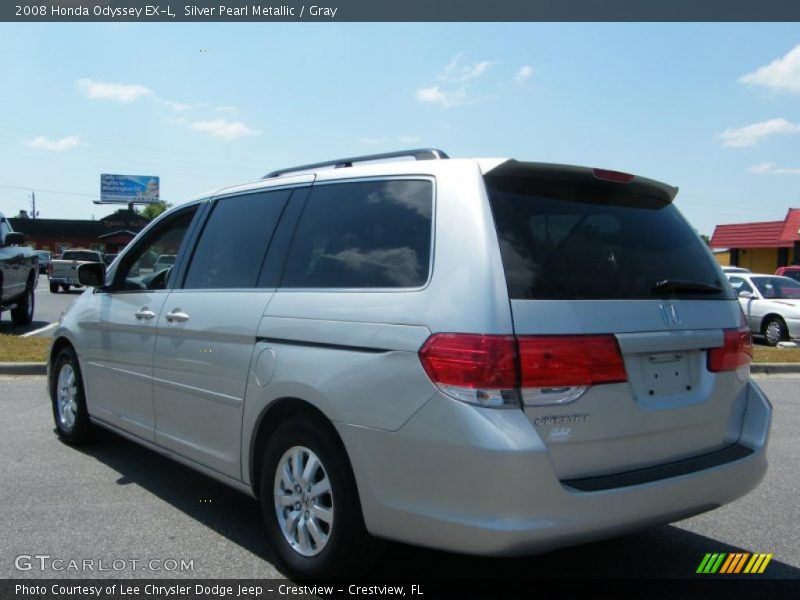 Silver Pearl Metallic / Gray 2008 Honda Odyssey EX-L