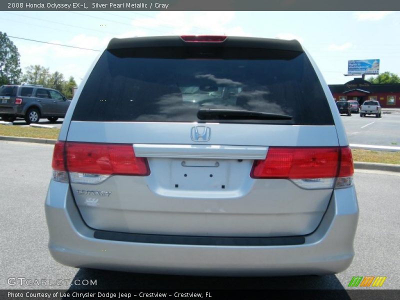 Silver Pearl Metallic / Gray 2008 Honda Odyssey EX-L
