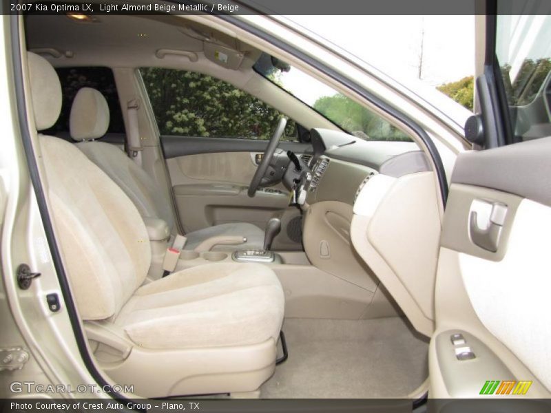 Light Almond Beige Metallic / Beige 2007 Kia Optima LX