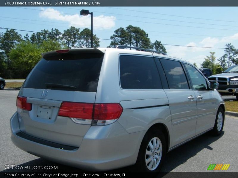 Silver Pearl Metallic / Gray 2008 Honda Odyssey EX-L