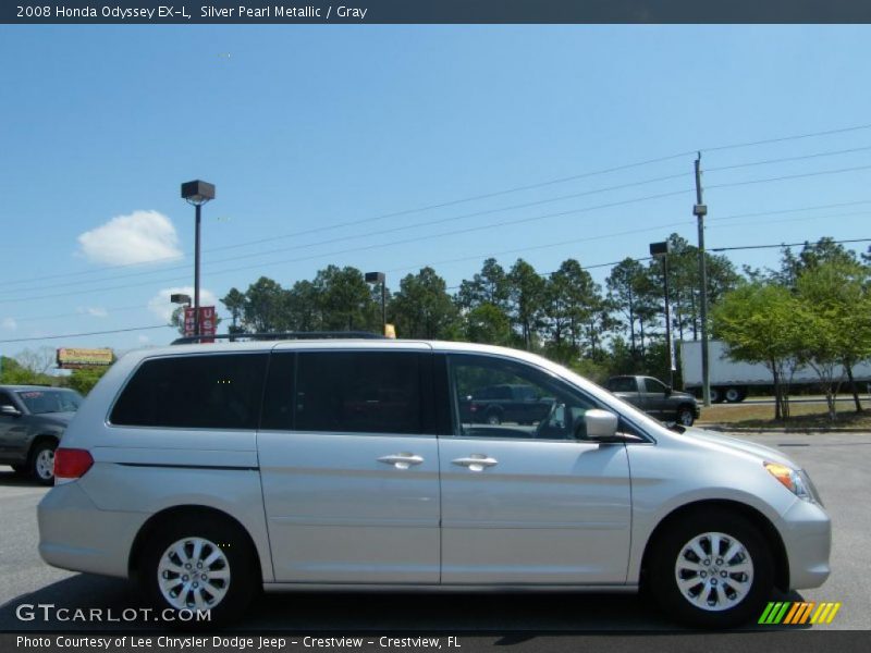 Silver Pearl Metallic / Gray 2008 Honda Odyssey EX-L
