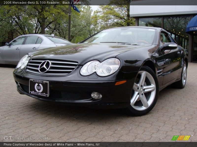 Black / Stone 2006 Mercedes-Benz SL 500 Roadster