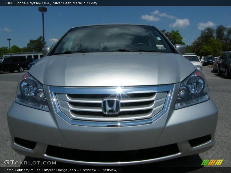 Silver Pearl Metallic / Gray 2008 Honda Odyssey EX-L