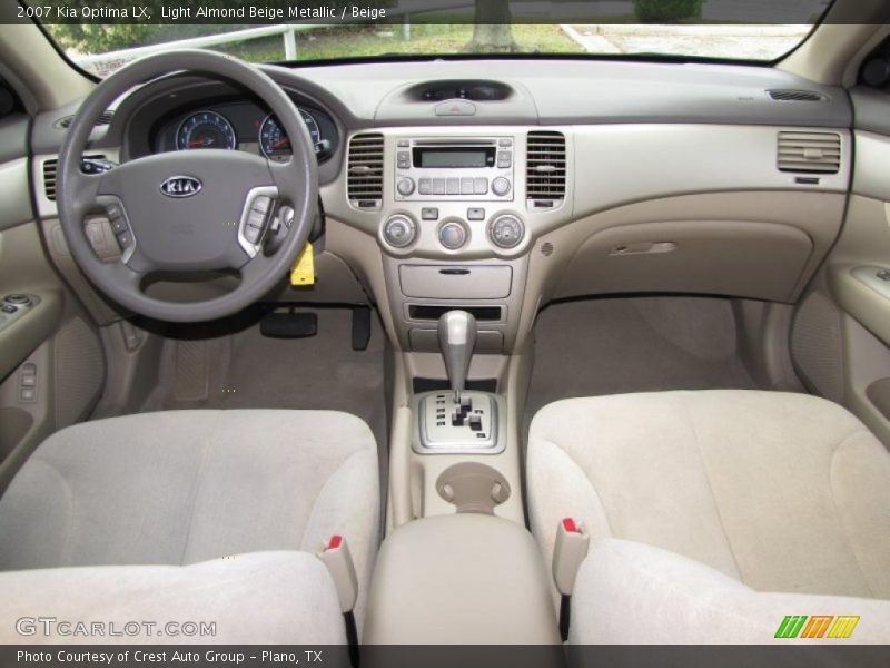 Light Almond Beige Metallic / Beige 2007 Kia Optima LX