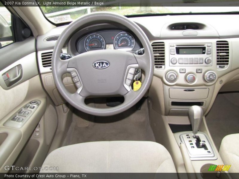 Light Almond Beige Metallic / Beige 2007 Kia Optima LX