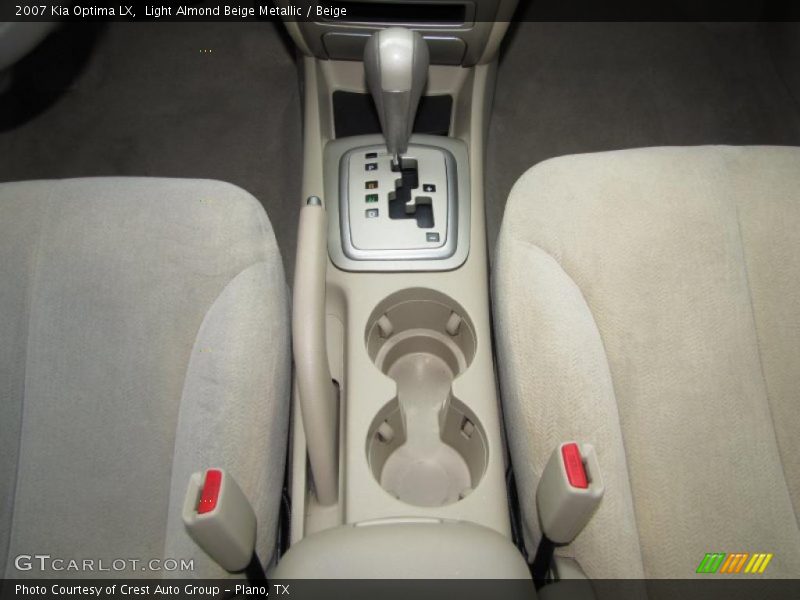 Light Almond Beige Metallic / Beige 2007 Kia Optima LX