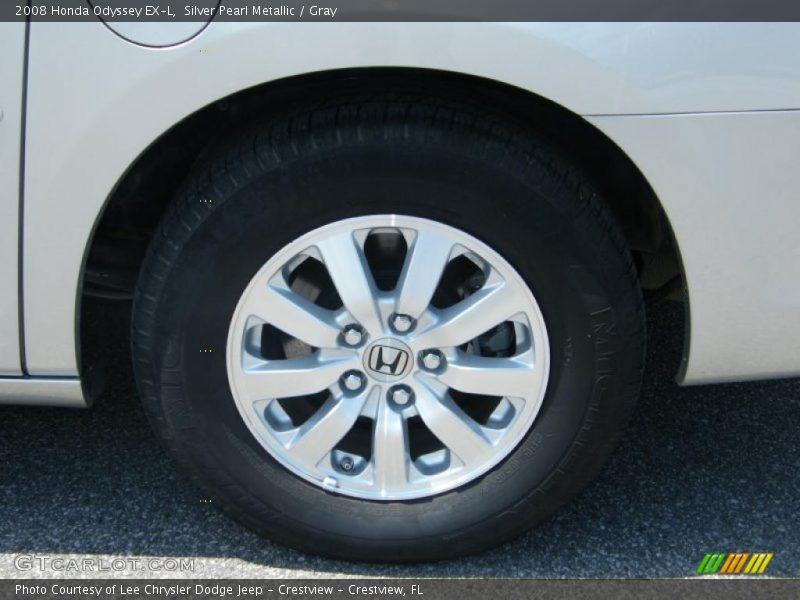 Silver Pearl Metallic / Gray 2008 Honda Odyssey EX-L