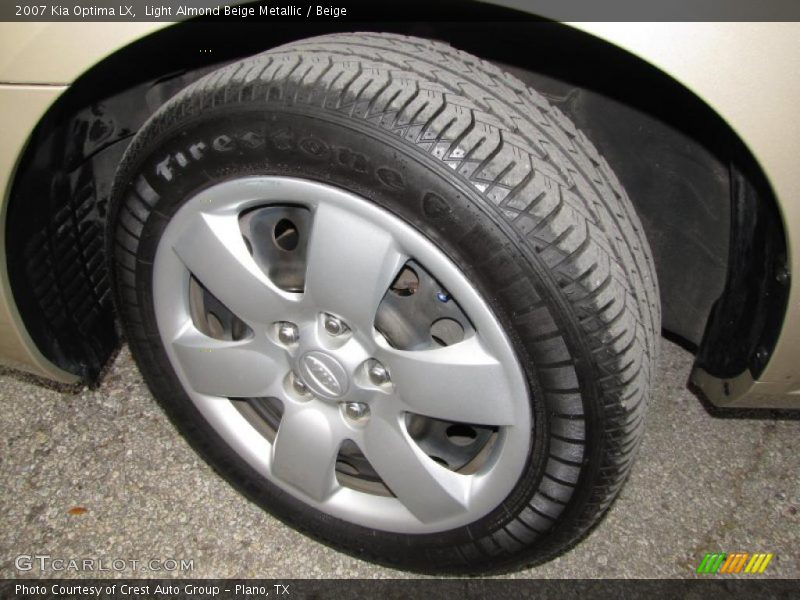 Light Almond Beige Metallic / Beige 2007 Kia Optima LX