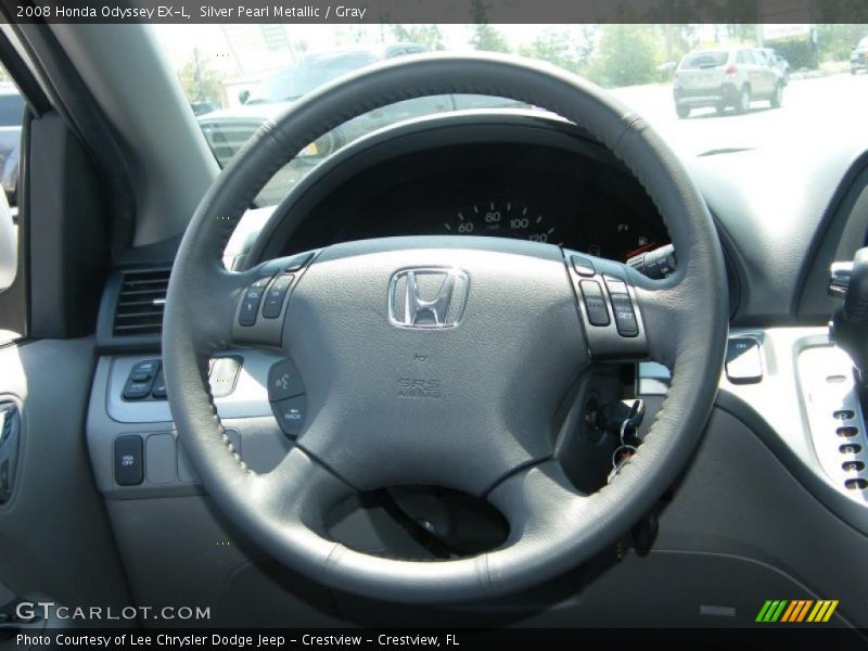 Silver Pearl Metallic / Gray 2008 Honda Odyssey EX-L