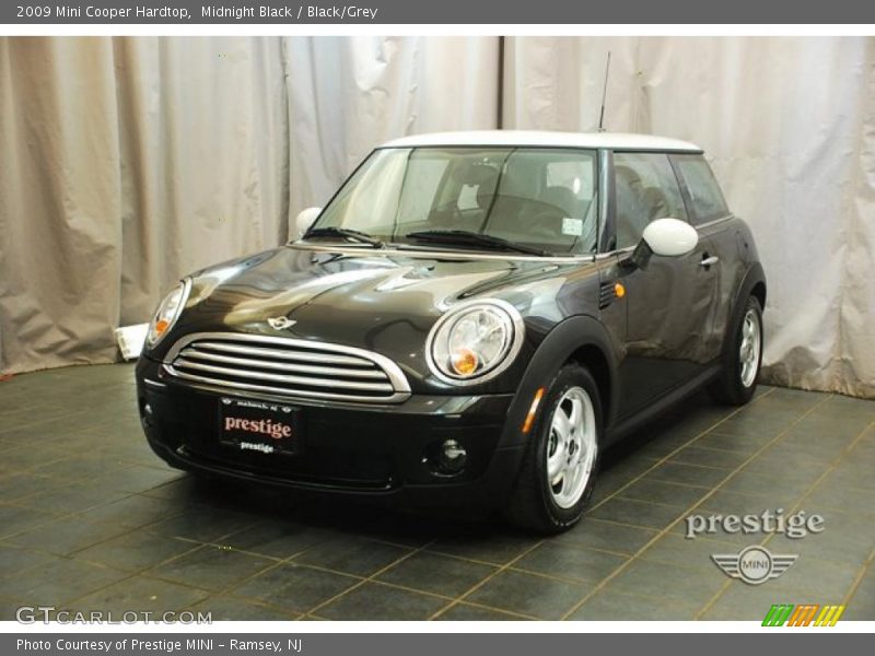 Midnight Black / Black/Grey 2009 Mini Cooper Hardtop