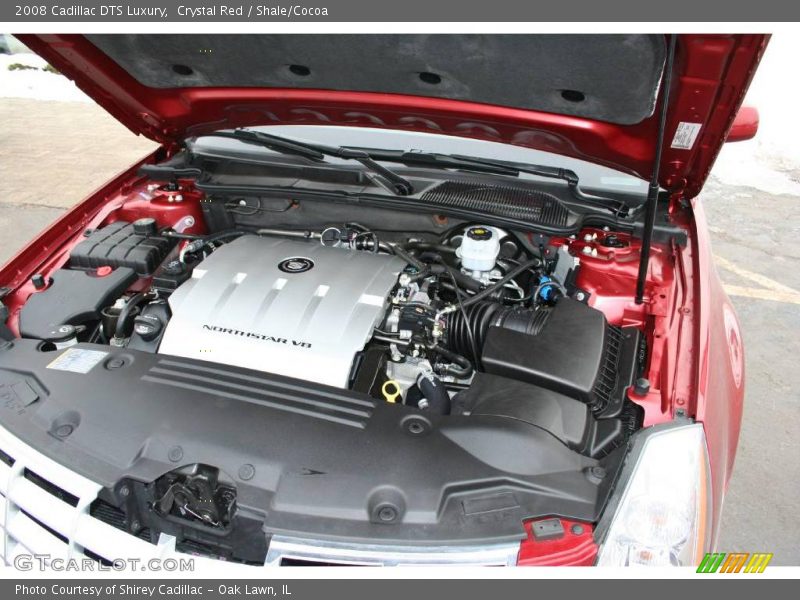 Crystal Red / Shale/Cocoa 2008 Cadillac DTS Luxury