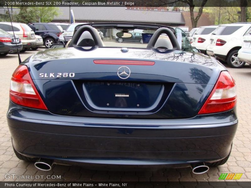 Caspian Blue Metallic / Beige 2008 Mercedes-Benz SLK 280 Roadster