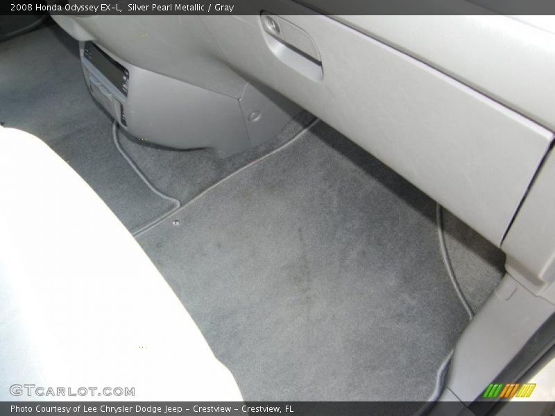 Silver Pearl Metallic / Gray 2008 Honda Odyssey EX-L