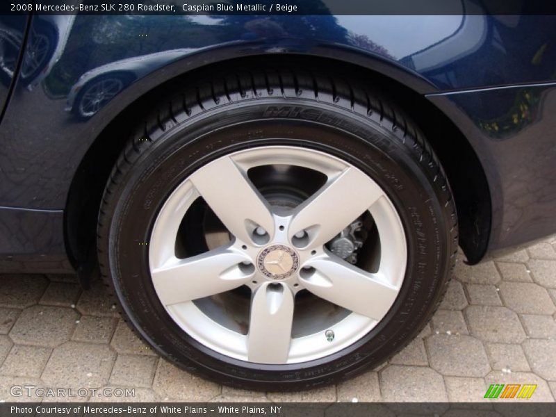 Caspian Blue Metallic / Beige 2008 Mercedes-Benz SLK 280 Roadster