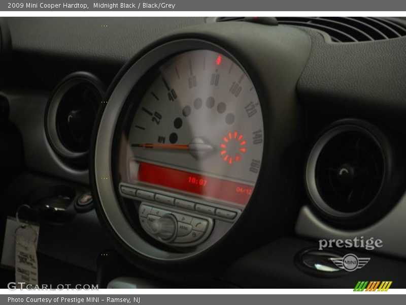 Midnight Black / Black/Grey 2009 Mini Cooper Hardtop