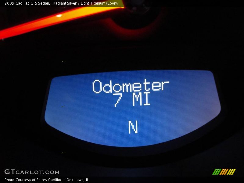 Radiant Silver / Light Titanium/Ebony 2009 Cadillac CTS Sedan