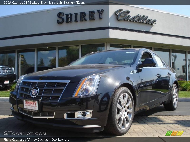 Black Ice / Light Titanium/Ebony 2009 Cadillac CTS Sedan