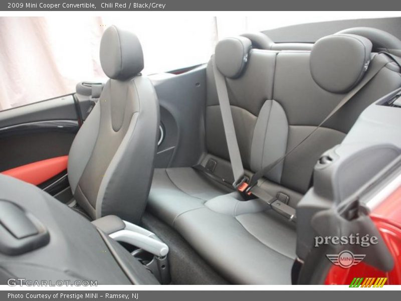 Chili Red / Black/Grey 2009 Mini Cooper Convertible