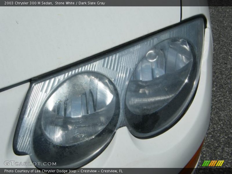 Stone White / Dark Slate Gray 2003 Chrysler 300 M Sedan