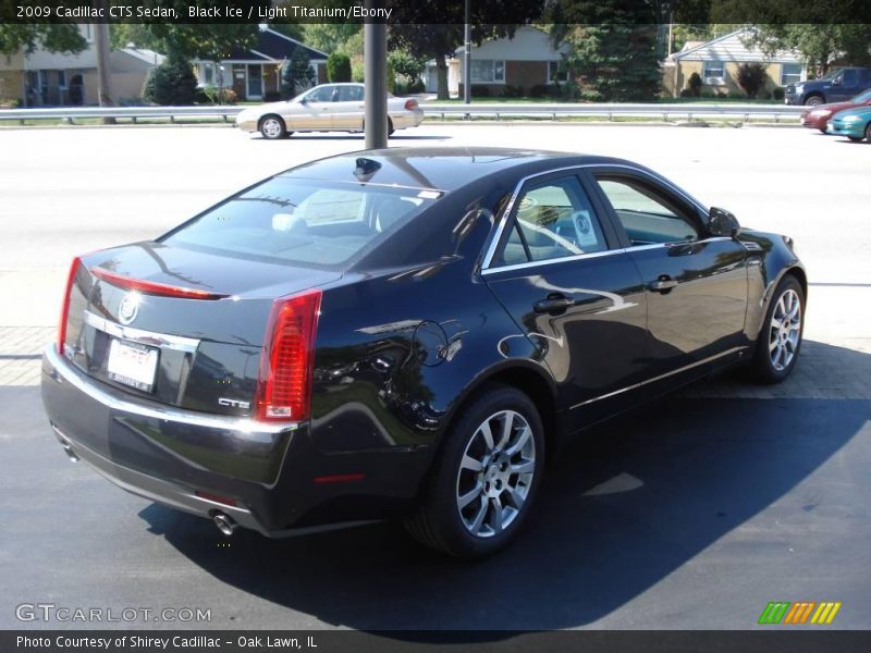 Black Ice / Light Titanium/Ebony 2009 Cadillac CTS Sedan