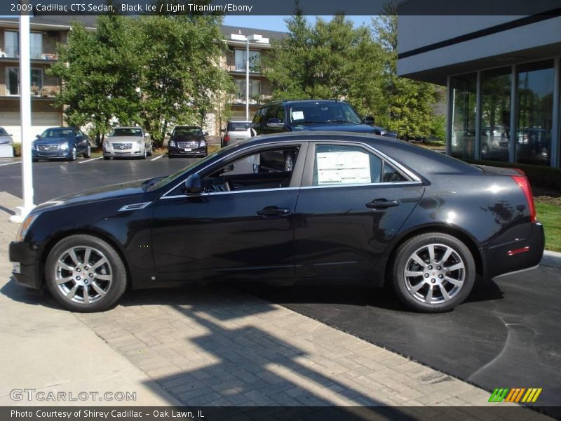 Black Ice / Light Titanium/Ebony 2009 Cadillac CTS Sedan