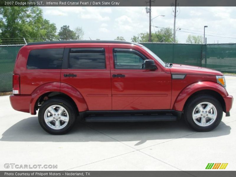 Inferno Red Crystal Pearl / Dark Slate Gray 2007 Dodge Nitro SLT