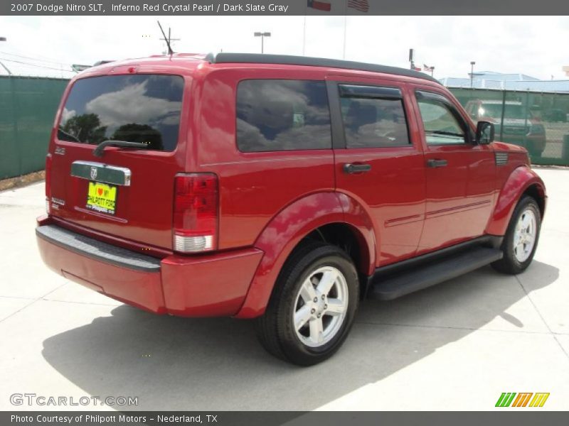 Inferno Red Crystal Pearl / Dark Slate Gray 2007 Dodge Nitro SLT