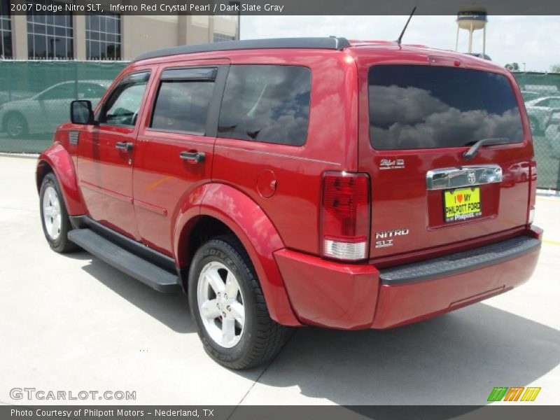 Inferno Red Crystal Pearl / Dark Slate Gray 2007 Dodge Nitro SLT