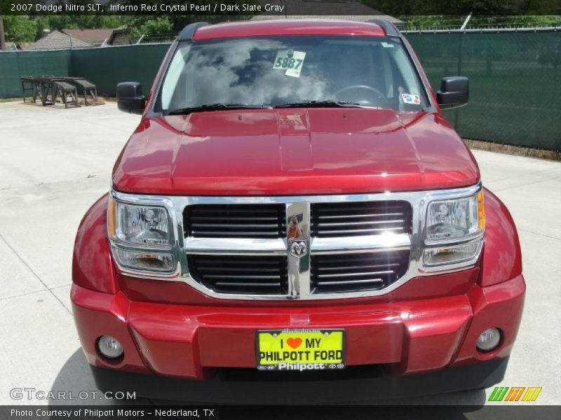 Inferno Red Crystal Pearl / Dark Slate Gray 2007 Dodge Nitro SLT