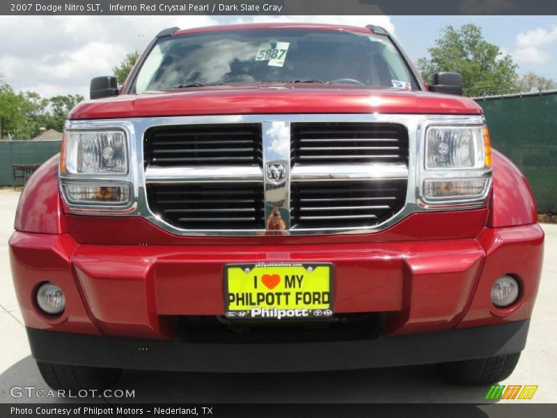 Inferno Red Crystal Pearl / Dark Slate Gray 2007 Dodge Nitro SLT