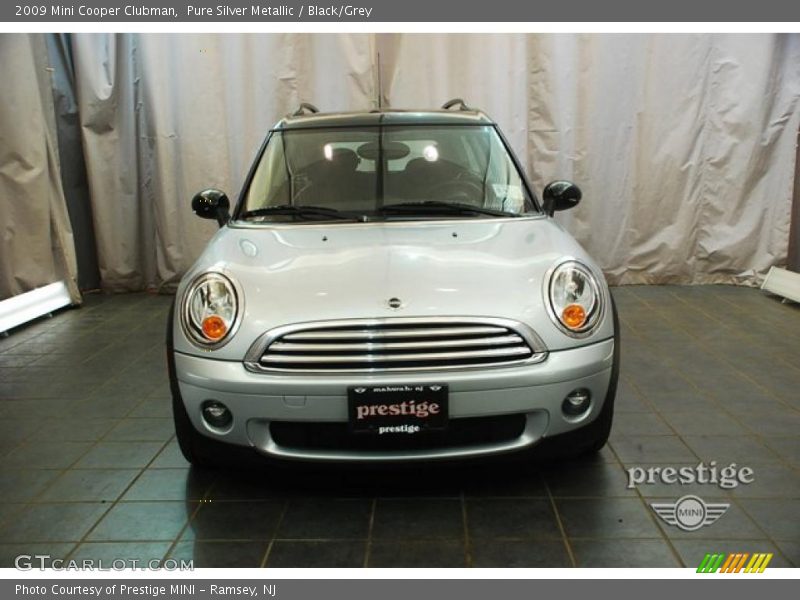 Pure Silver Metallic / Black/Grey 2009 Mini Cooper Clubman
