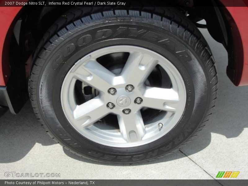 Inferno Red Crystal Pearl / Dark Slate Gray 2007 Dodge Nitro SLT