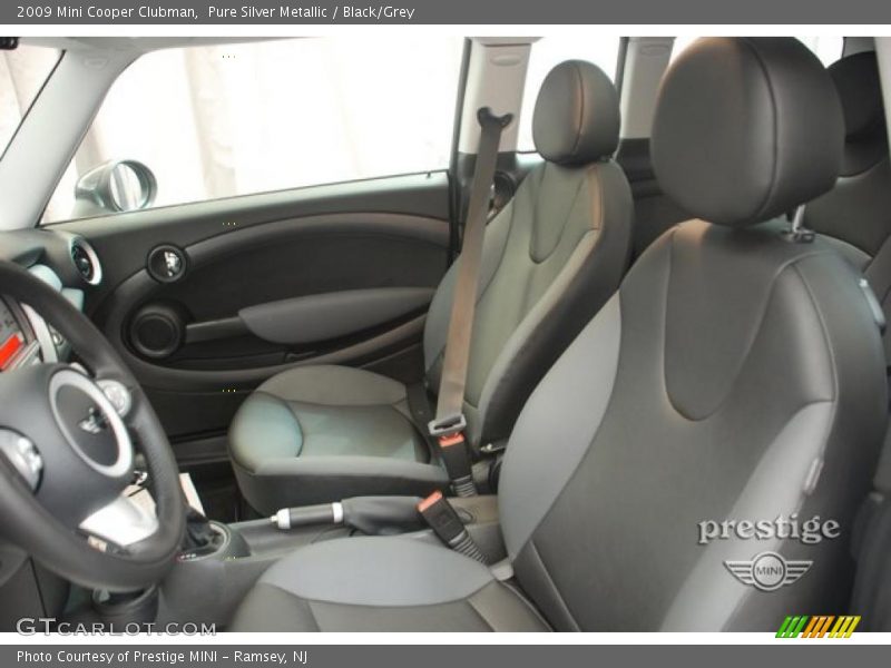 Pure Silver Metallic / Black/Grey 2009 Mini Cooper Clubman