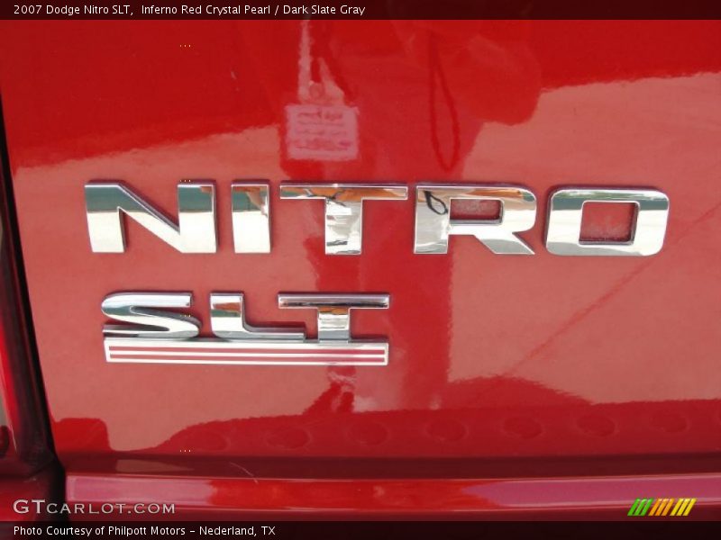 Inferno Red Crystal Pearl / Dark Slate Gray 2007 Dodge Nitro SLT