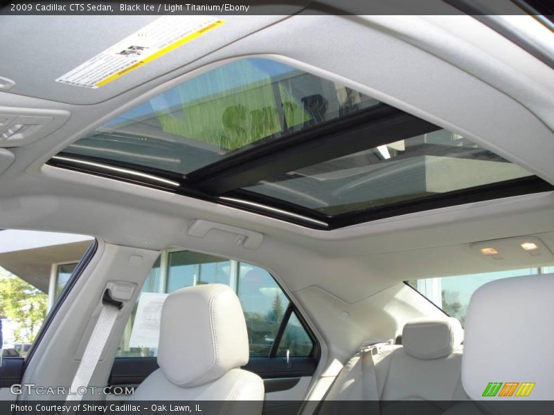 Black Ice / Light Titanium/Ebony 2009 Cadillac CTS Sedan