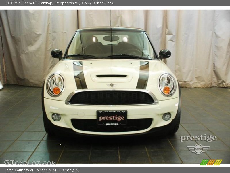 Pepper White / Grey/Carbon Black 2010 Mini Cooper S Hardtop