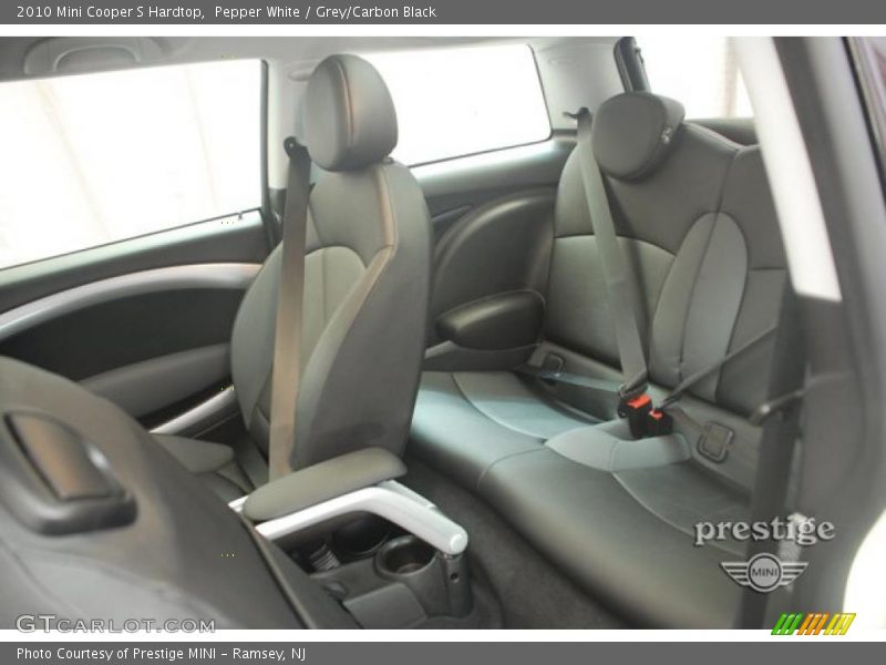 Pepper White / Grey/Carbon Black 2010 Mini Cooper S Hardtop
